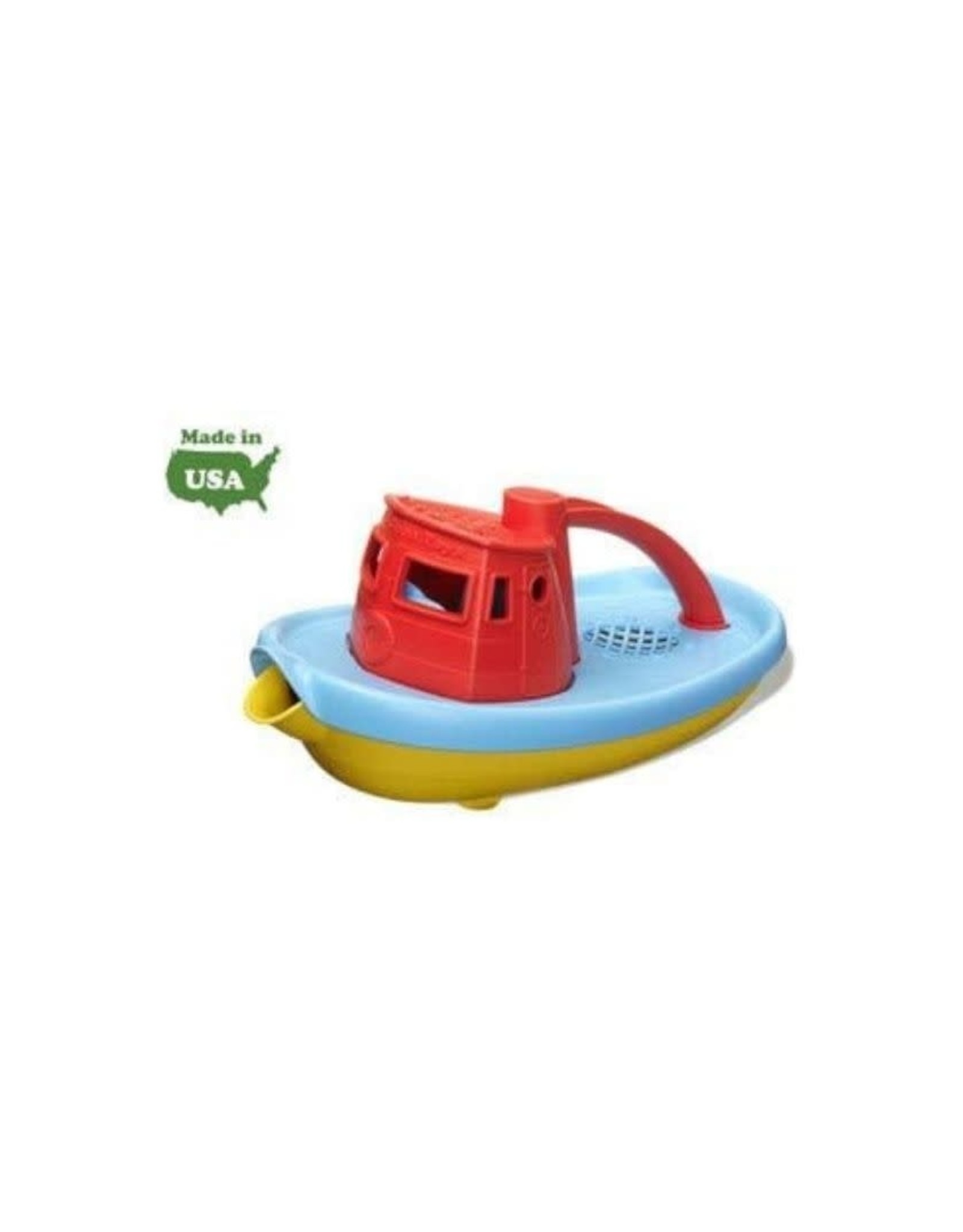Green Toys Tugboat Red Top