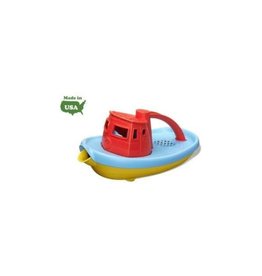 Green Toys Tugboat Red Top