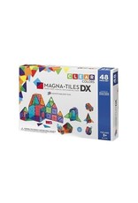 Magna-Tiles Magna-Tiles Clear Colors 48 Piece DX Set - size: 18.5 x 2.5 x 13 inches