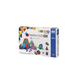 Magna-Tiles Magna-Tiles Clear Colors 48 Piece DX Set - size: 18.5 x 2.5 x 13 inches