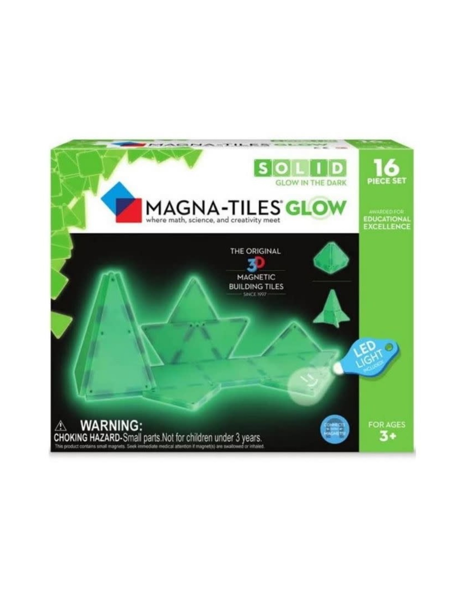 Magna-Tiles Magna-Tiles Glow 16 Piece Set - size: 9 x 2 x 7.5 inches