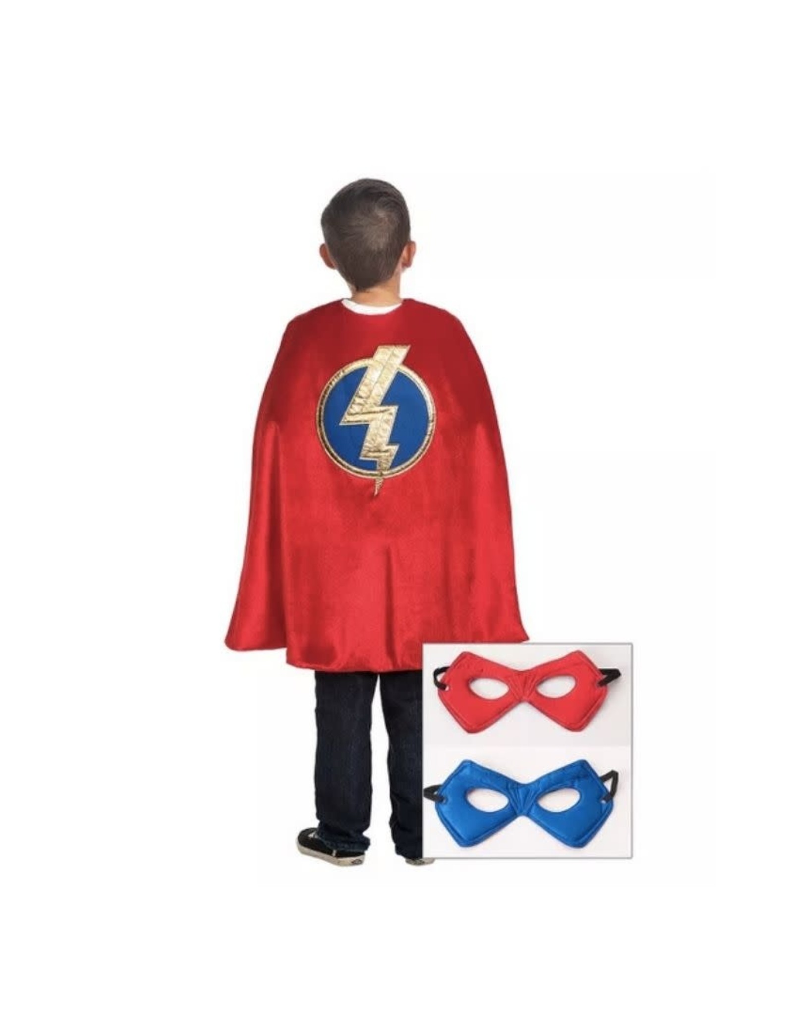 Little Adventures Red Hero Cape & Mask Set