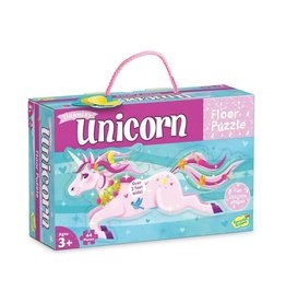 Peaceable Kingdom FLOOR PUZZLE: SHIMMERY UNICORN