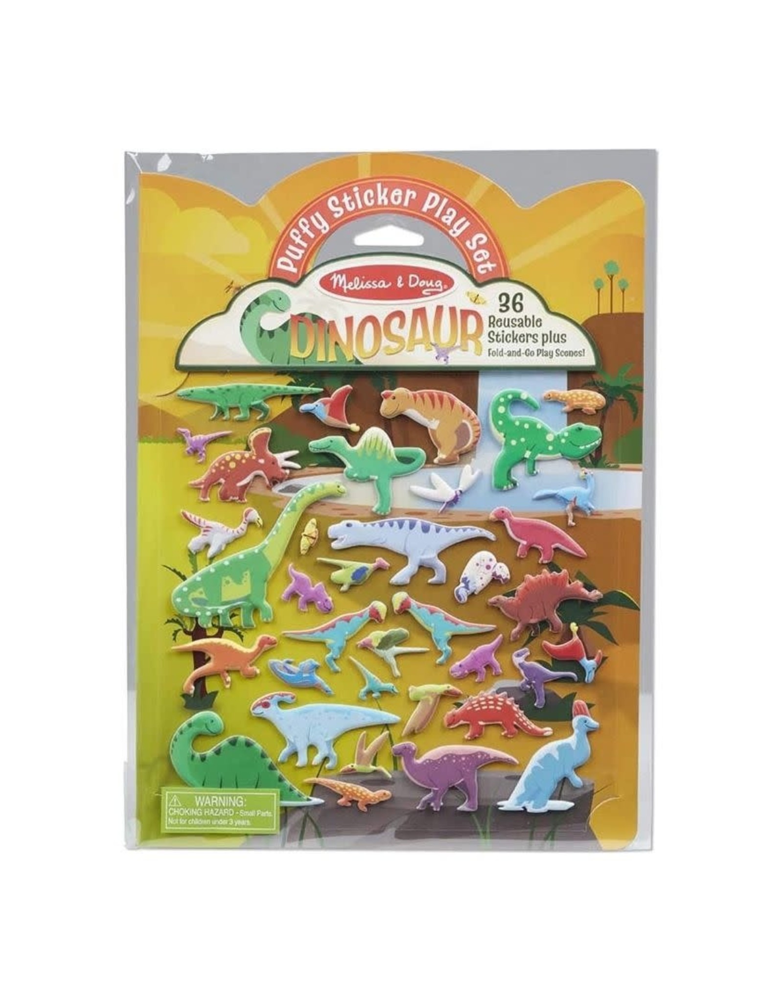 Melissa & Doug Puffy Sticker Pad - Dino