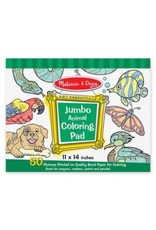 Melissa & Doug Jumbo Animal Coloring Pad