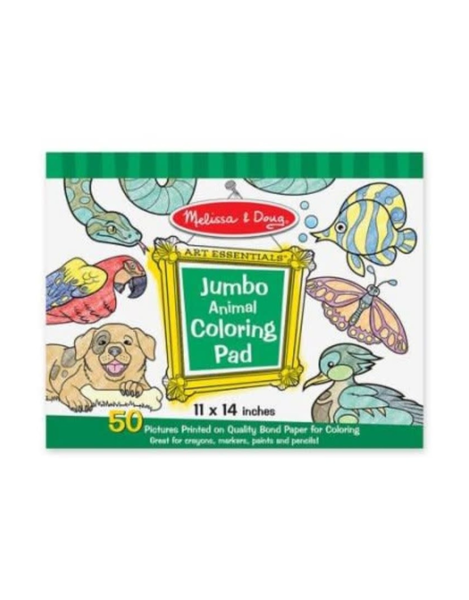 Melissa & Doug Jumbo Animal Coloring Pad