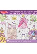 Melissa & Doug Jumbo Coloring Pad - Princess & Fairy