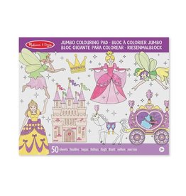 Melissa & Doug Jumbo Coloring Pad - Princess & Fairy