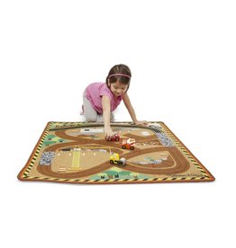 Melissa & Doug Round the Site Construction Truck Rug Melissa & Doug Round the Site Construction Truck Rug