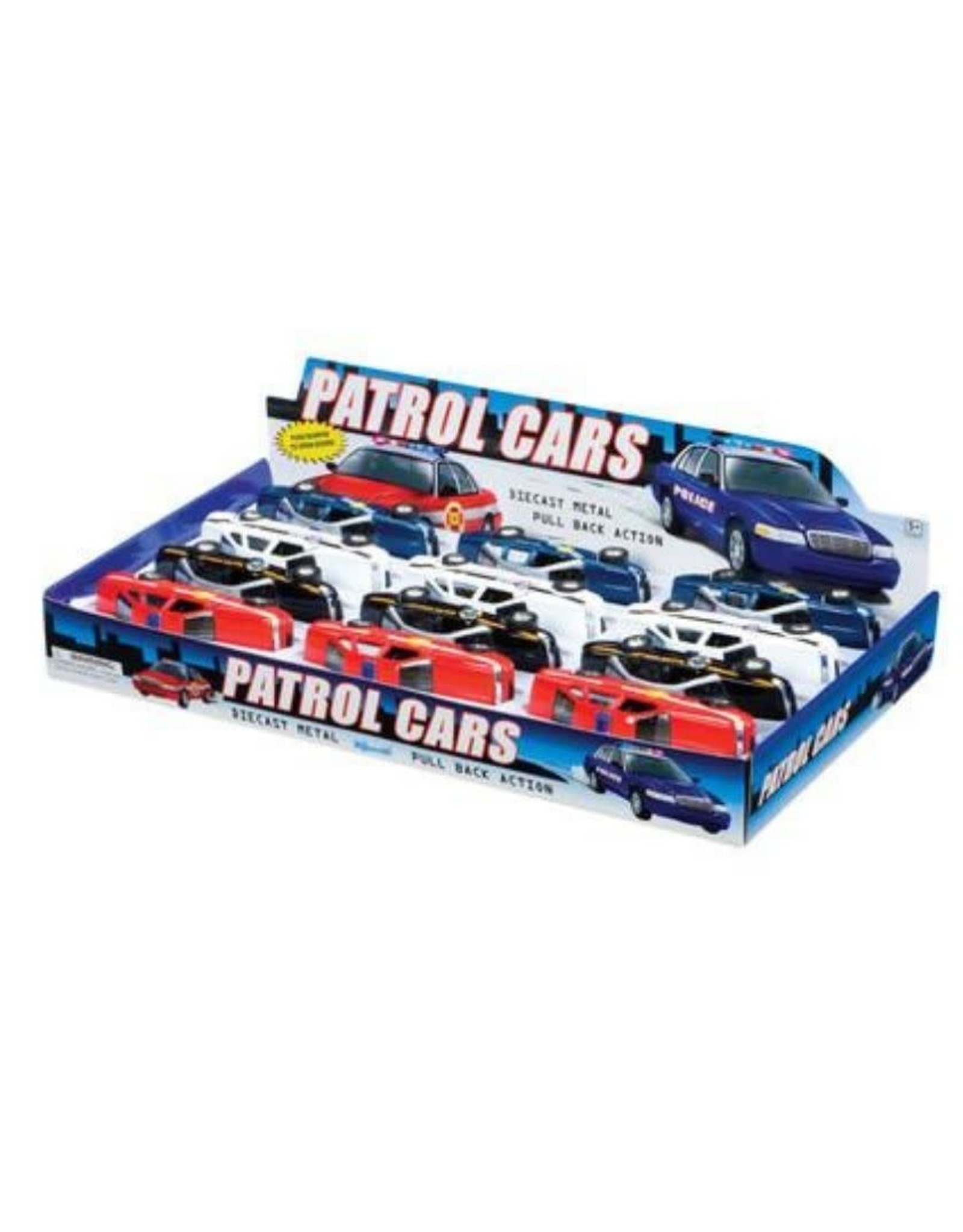 PULL BACK PATROL CARS