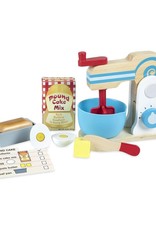 Melissa & Doug Wooden Make-a-Cake Mixer Set