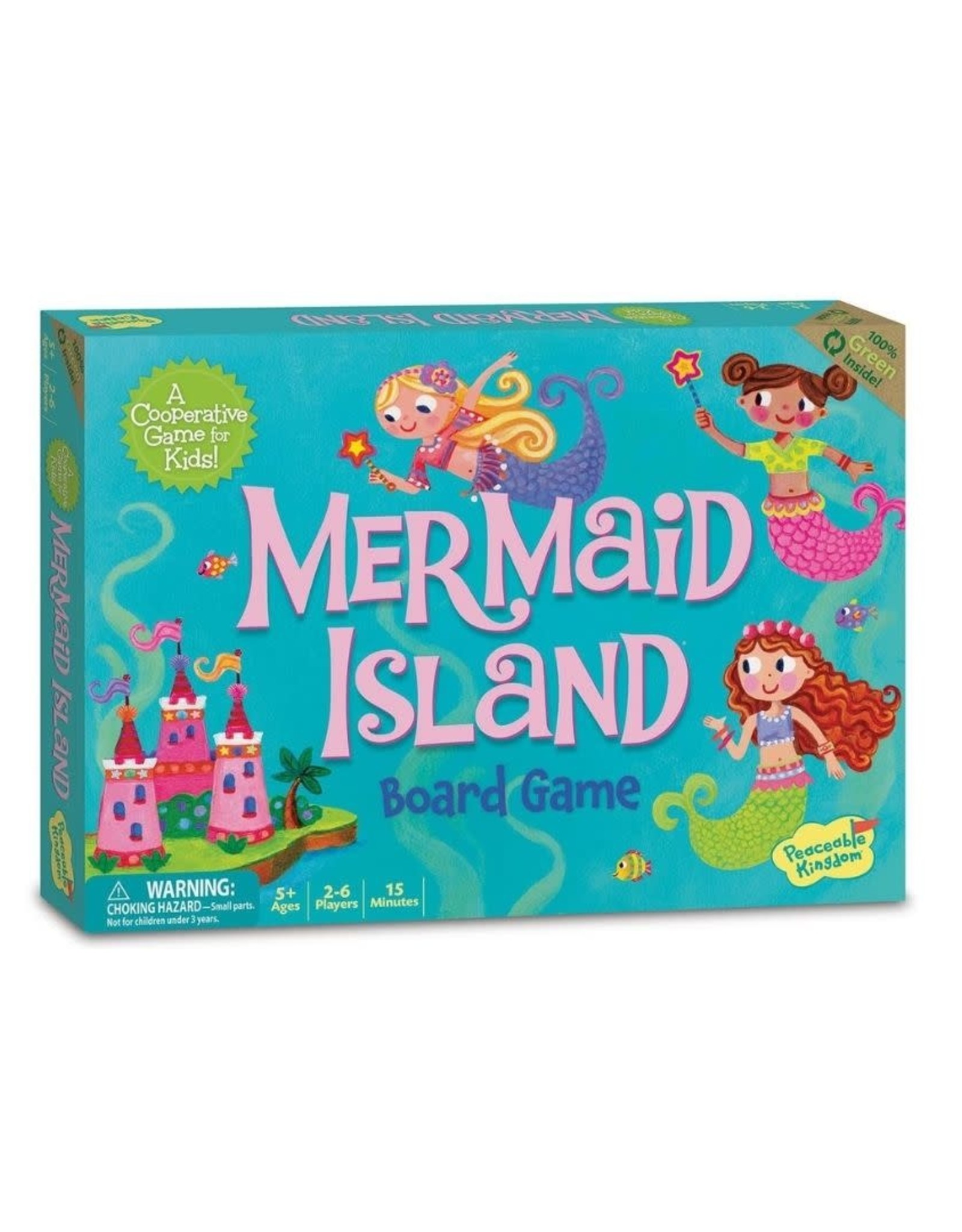 Peaceable Kingdom Mermaid Island Board Game