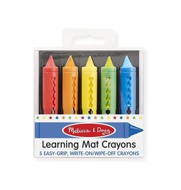 Melissa & Doug Learning Mat Crayons