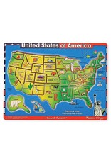 Melissa & Doug U.S.A. Map Sound Puzzle