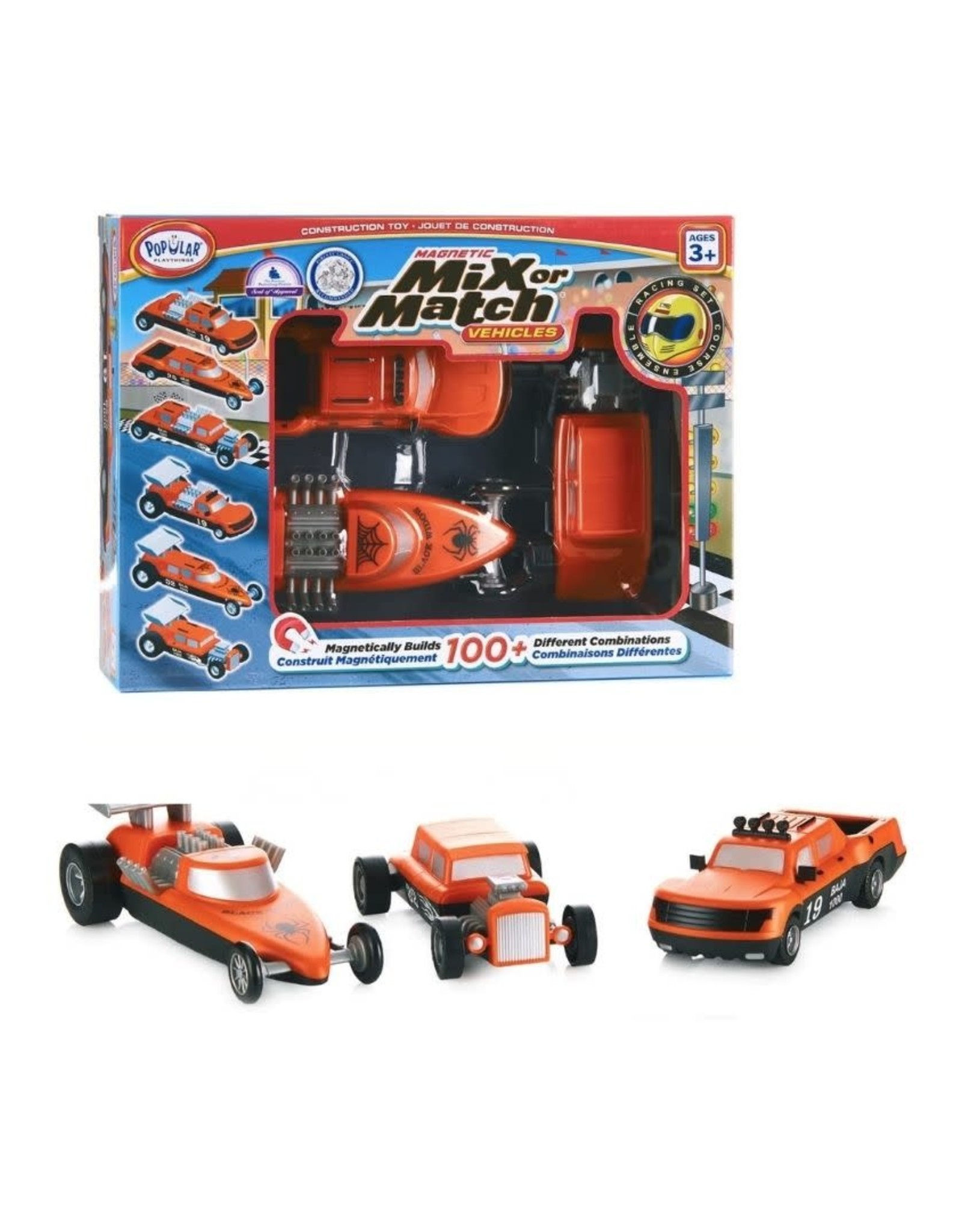 Popular Playthings Mix or Match Vehicles Race