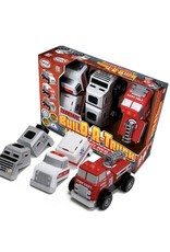 Popular Playthings Magnetic Build-A-Truck Rescue