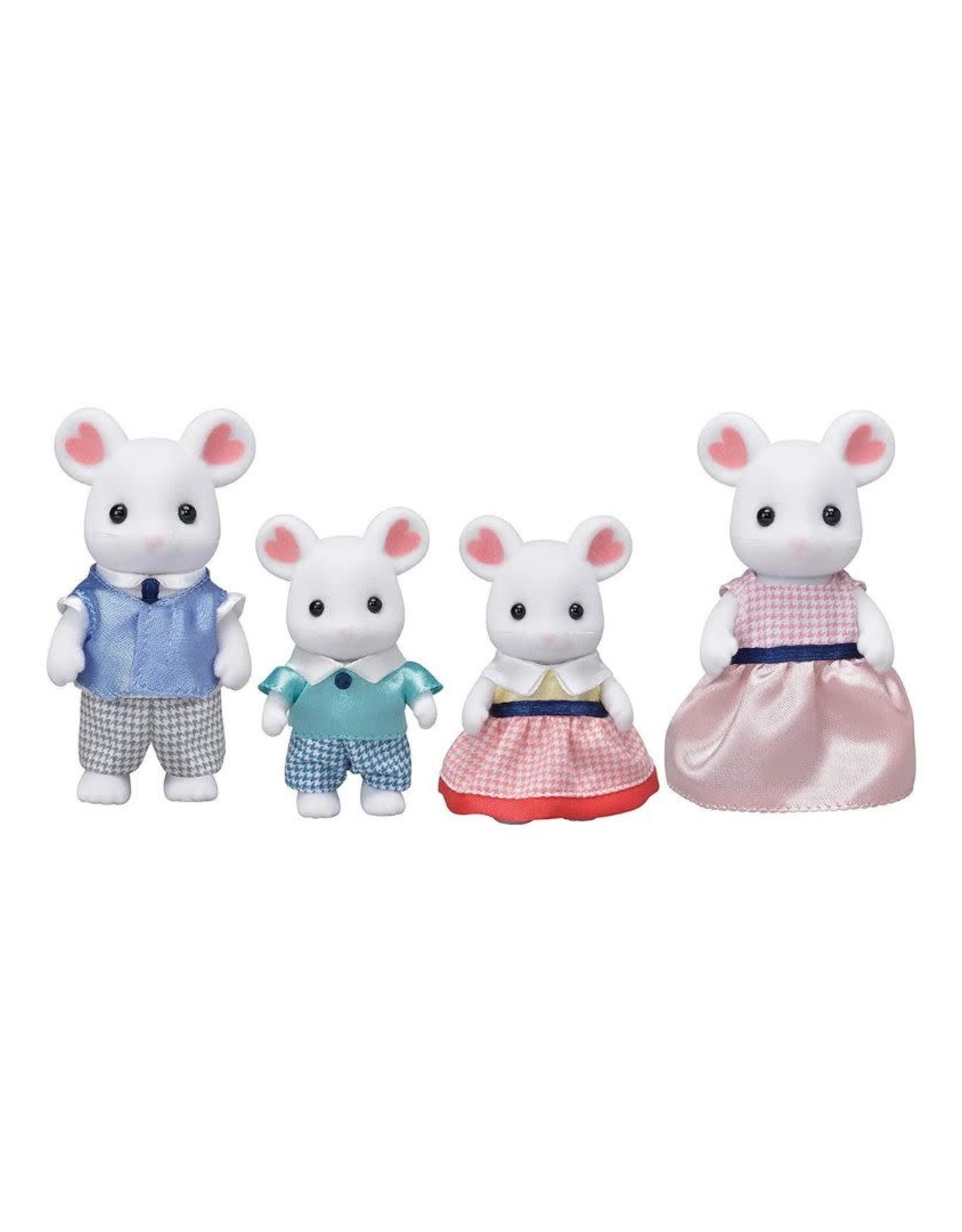Calico Critters Marshmallow Mouse Family