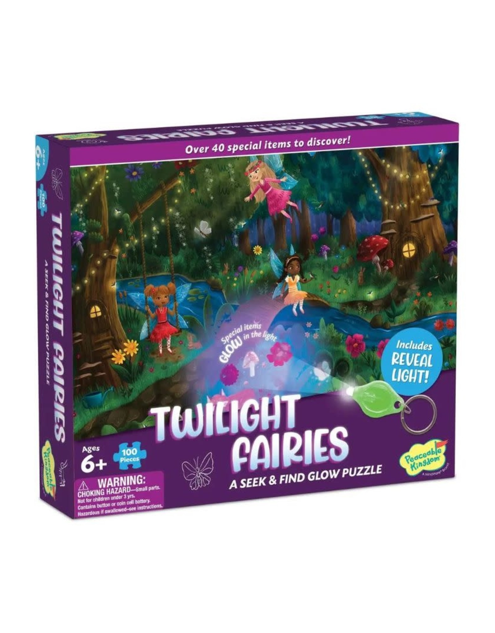 MindWare Seek & Find Glow Puzzle: Twilight Fairies