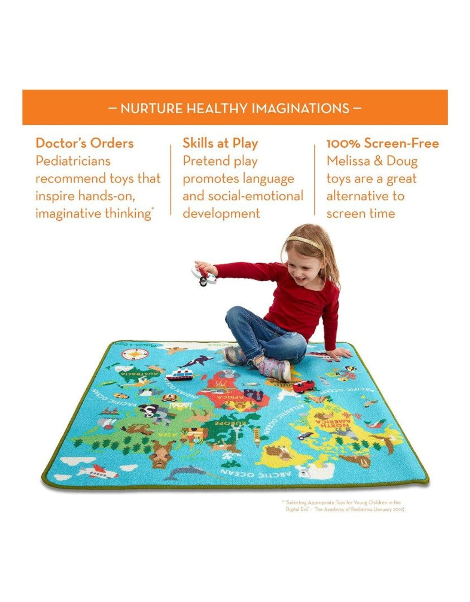 Melissa & Doug Round the World Travel Rug