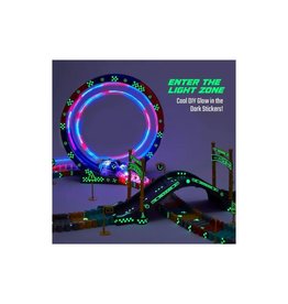 FlashTrack Glow in the Dark Racing Track Set For Kids