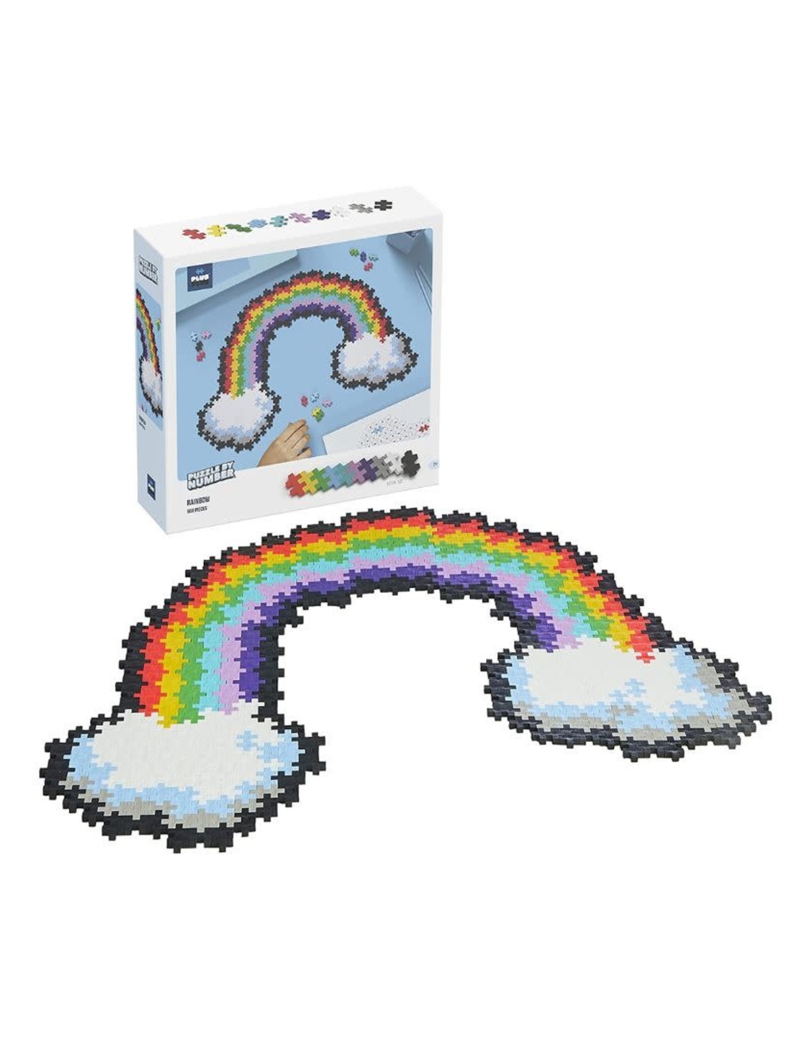 Plus-Plus Puzzle By Number - 500 pc Rainbow