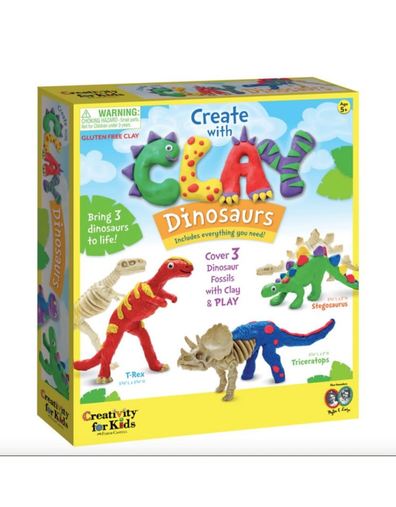 Faber-Castell Create with Clay Dinosaurs