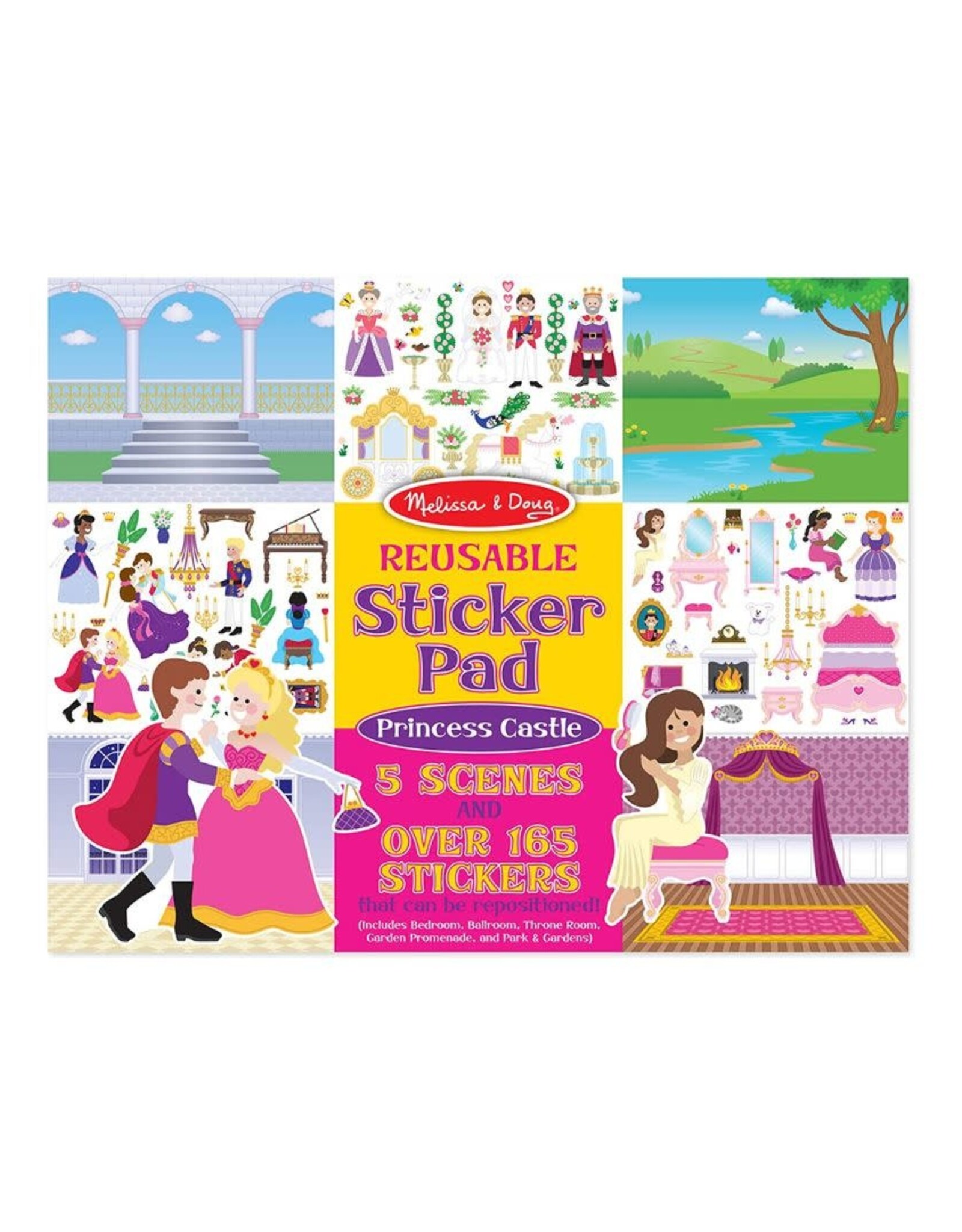 Melissa & Doug Reusable Sticker Pad - Princess Castle