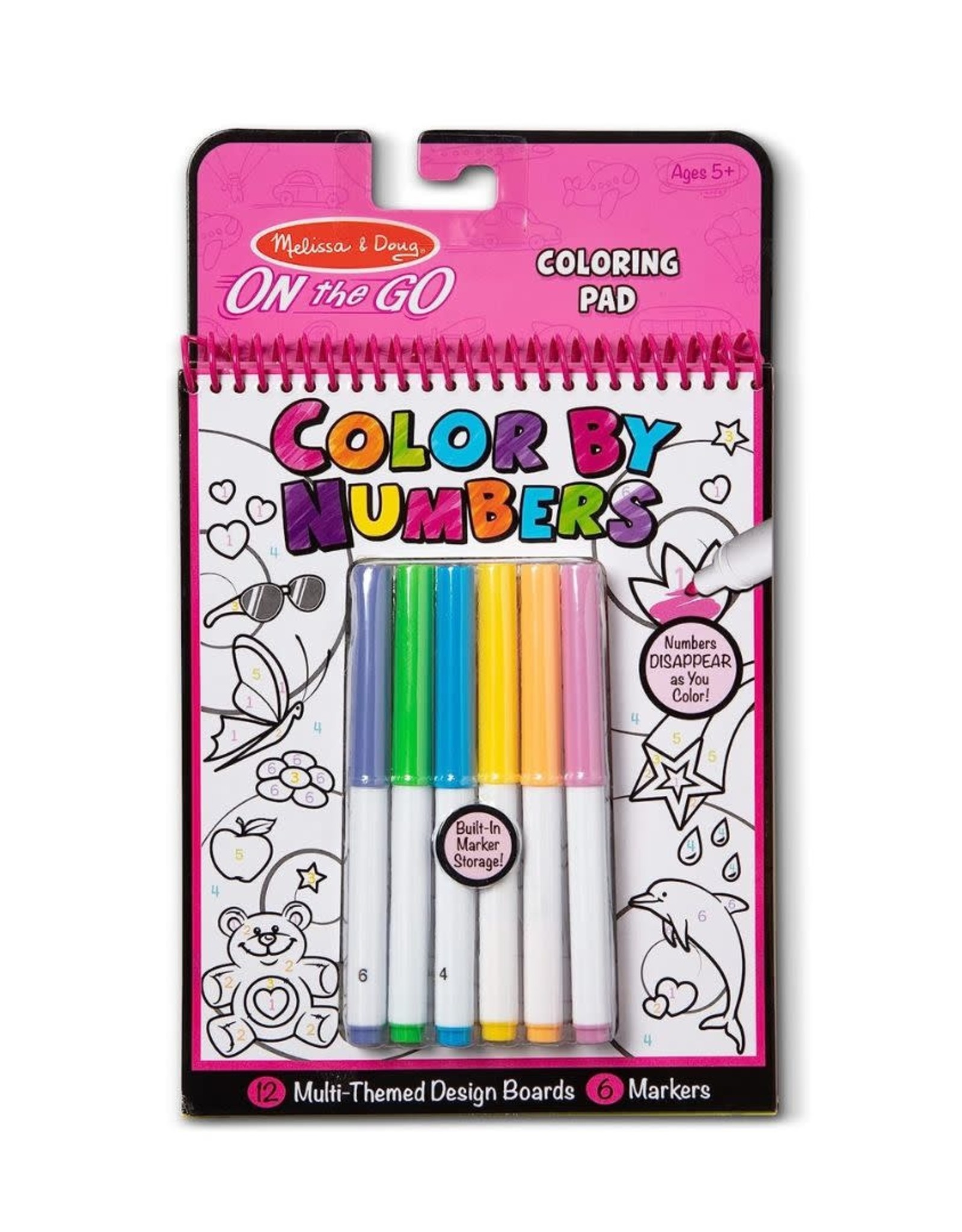 Melissa & Doug Color By Numbers - Pink