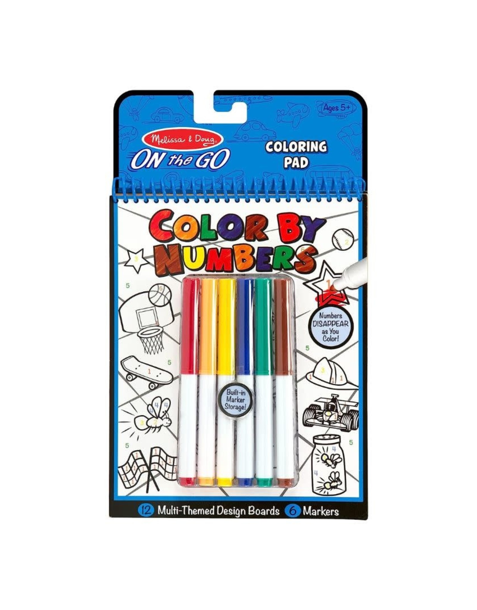 Melissa & Doug Color By Numbers - Blue