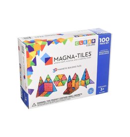 Magna-Tiles Magna-Tiles Clear Colors 100 Piece Set - size: 12 x 3 x 9 inches