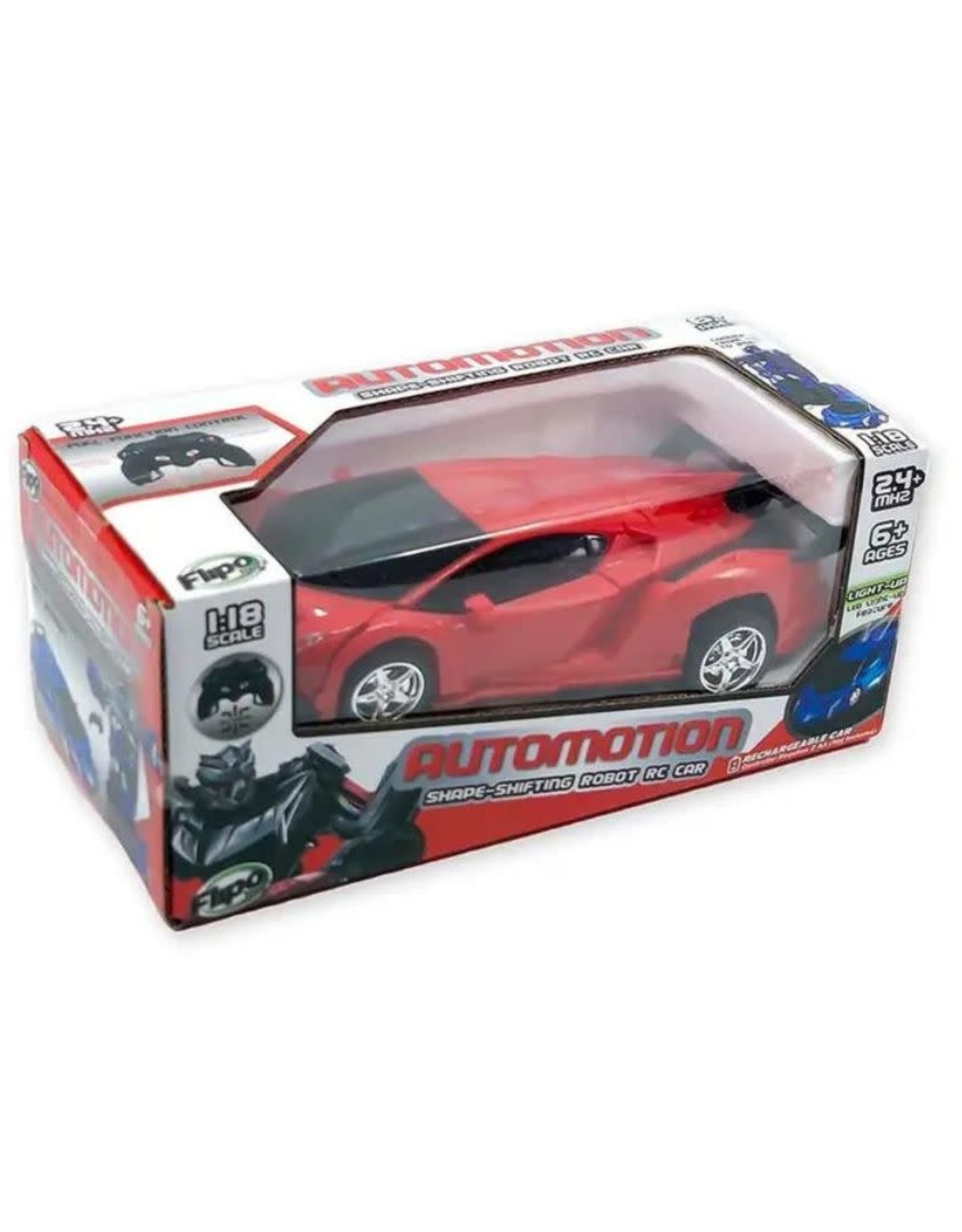 Automotion - Shape-Shifting Robot R/C Car  Red