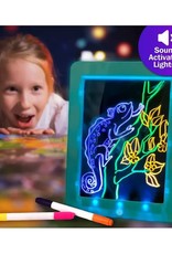 Disco Scribble - Light-up Sound Activated Drawing Board  Blue