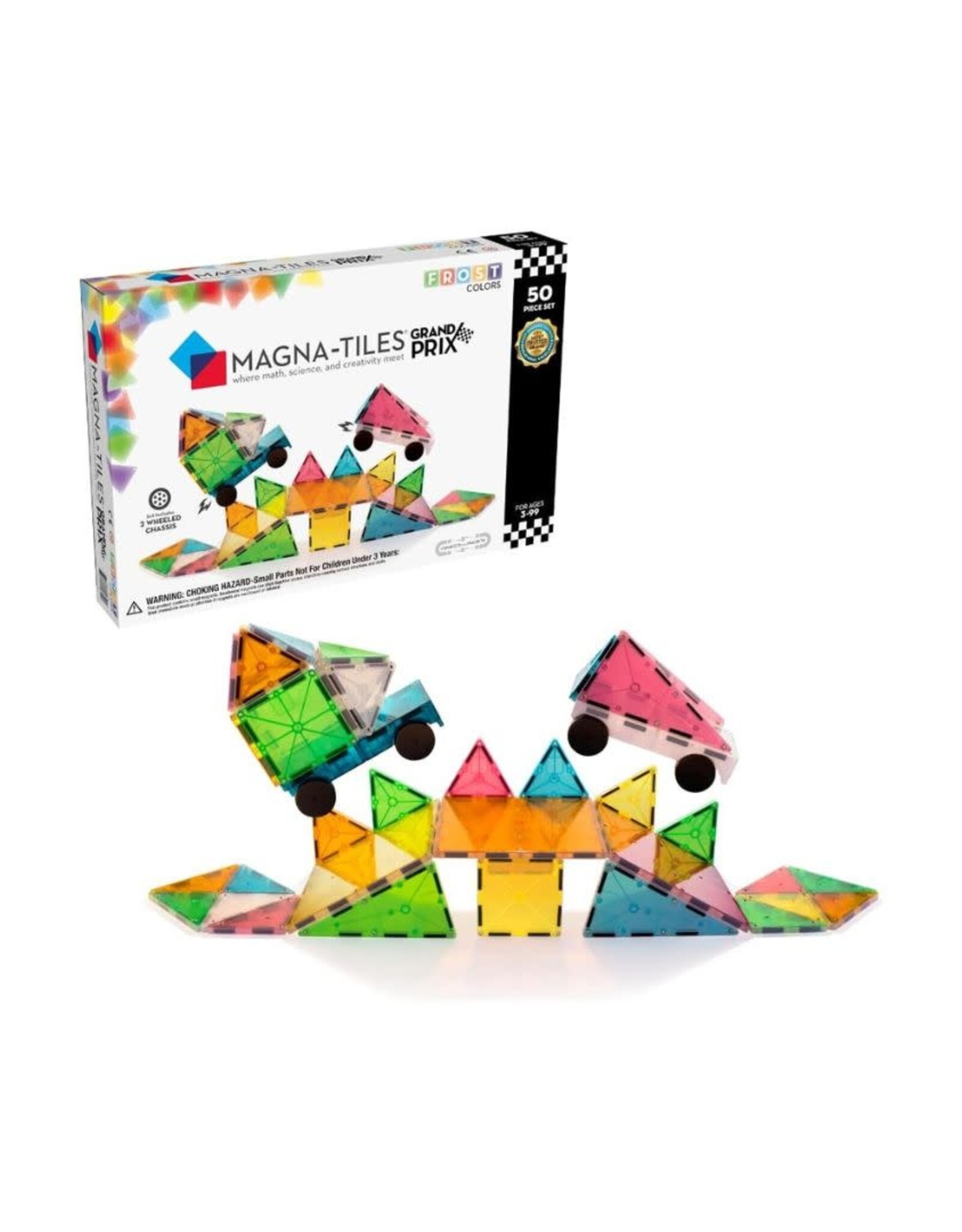 Magna-Tiles Grand Prix 50-Piece Set