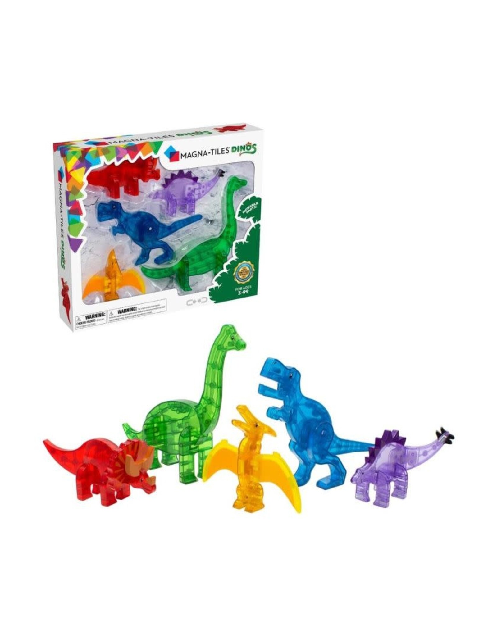 Magna-Tiles Dinos 5-Piece Set