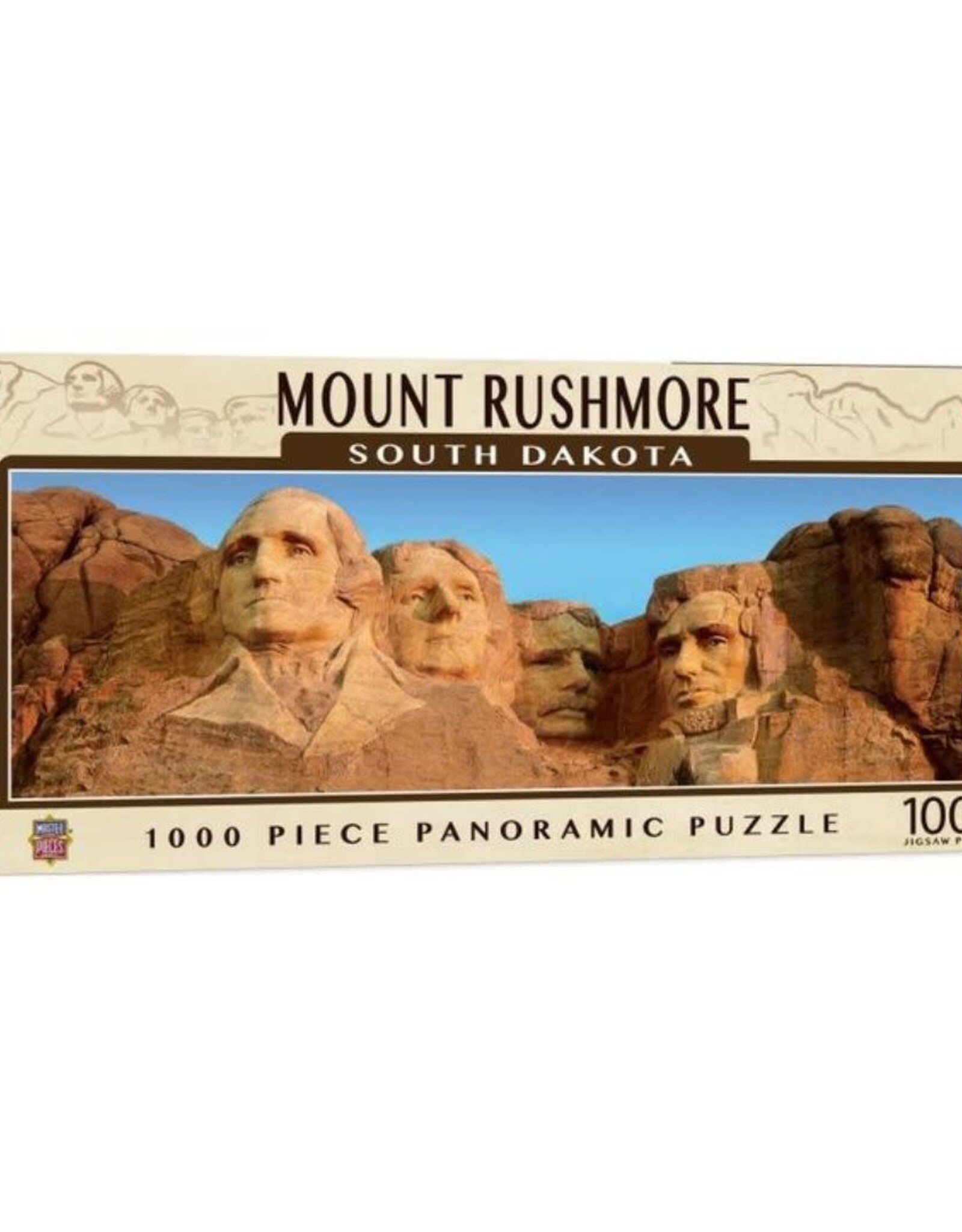 Mount Rushmore 1000 Piece Panoramic Puzzle