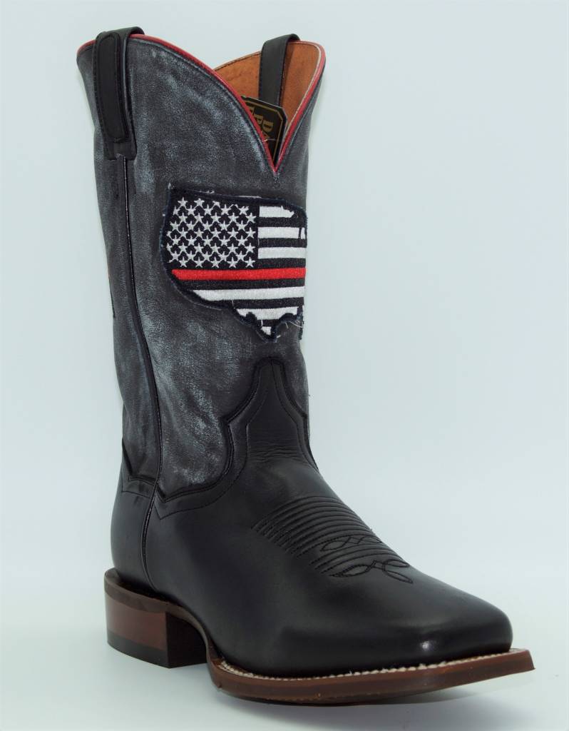 thin red line cowboy boots