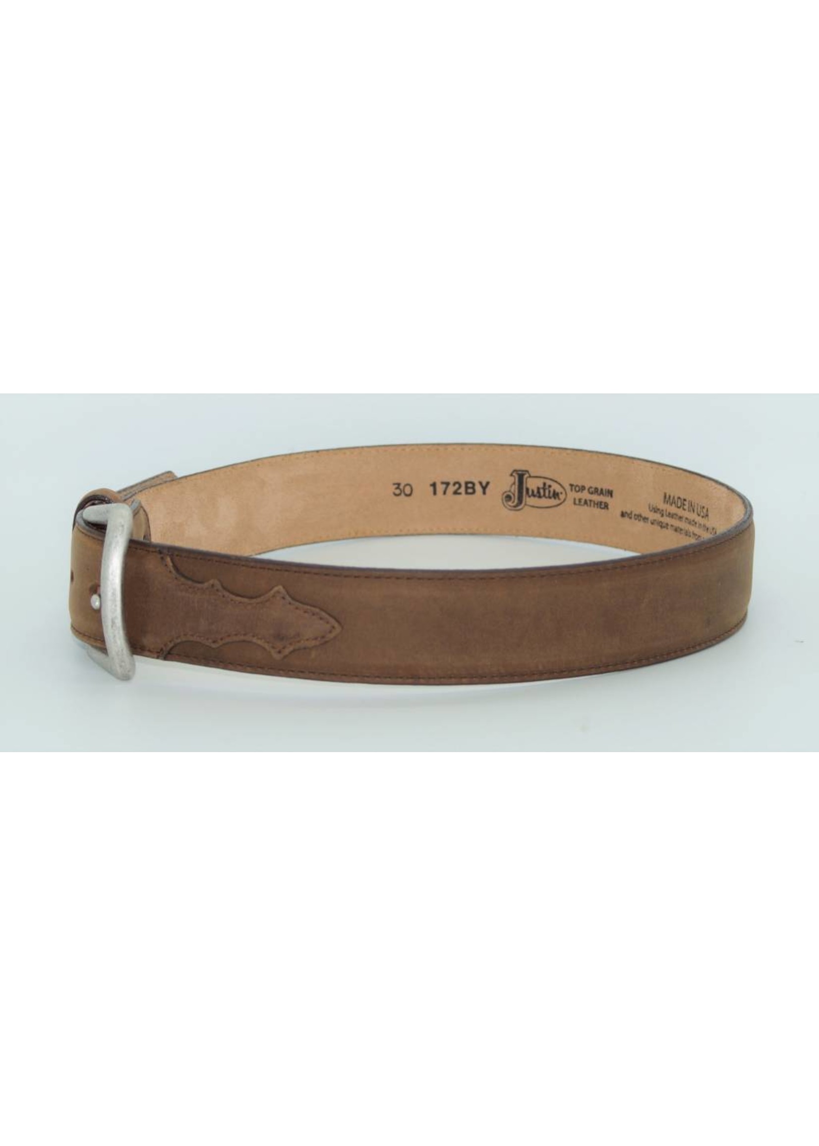 Justin Men's Bay Apache Leather Belt 172BY