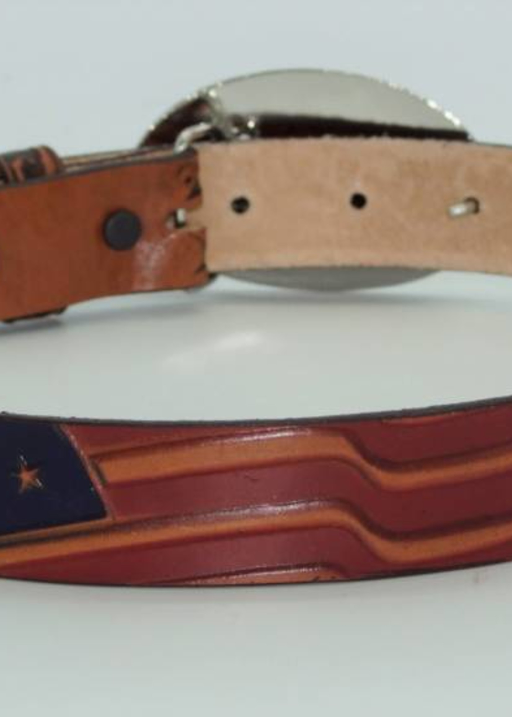 Tony Lama Tony Lama Kids USA Made Americana Leather Belt C60204