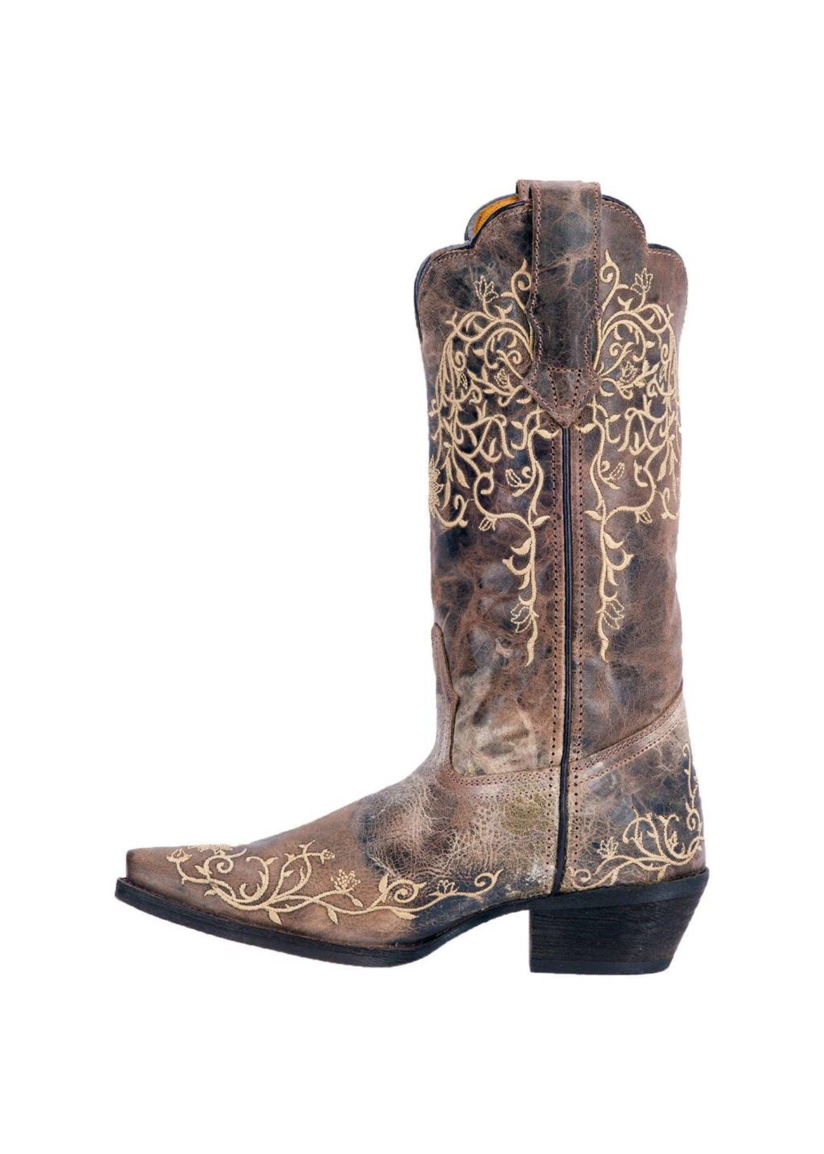 Laredo Women's Jasmine Western Fashion 12 Inch Snip Toe Cowboy Boot 52177