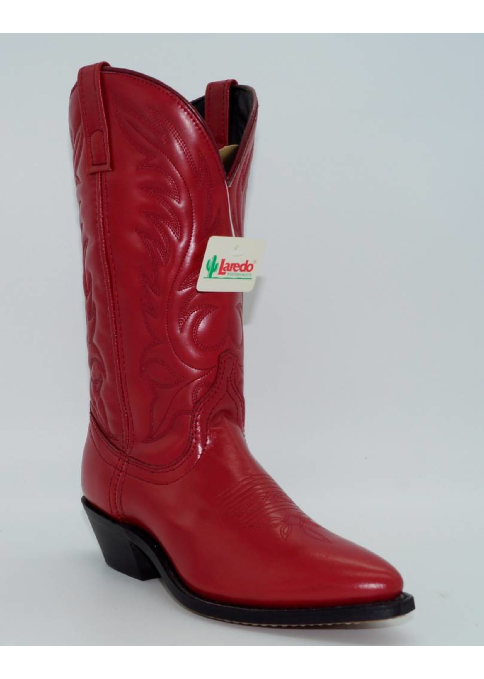 Laredo Women's Red Leather Western Boots 5741