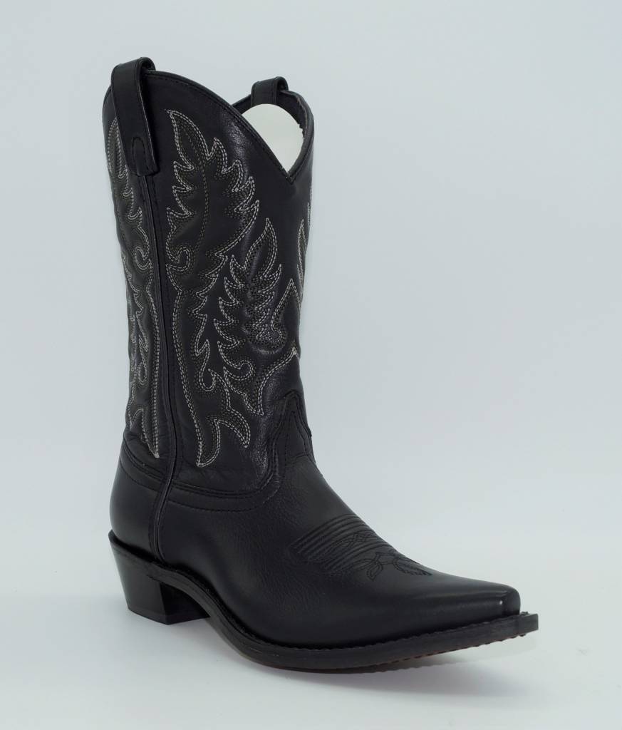 womens black snip toe cowboy boots