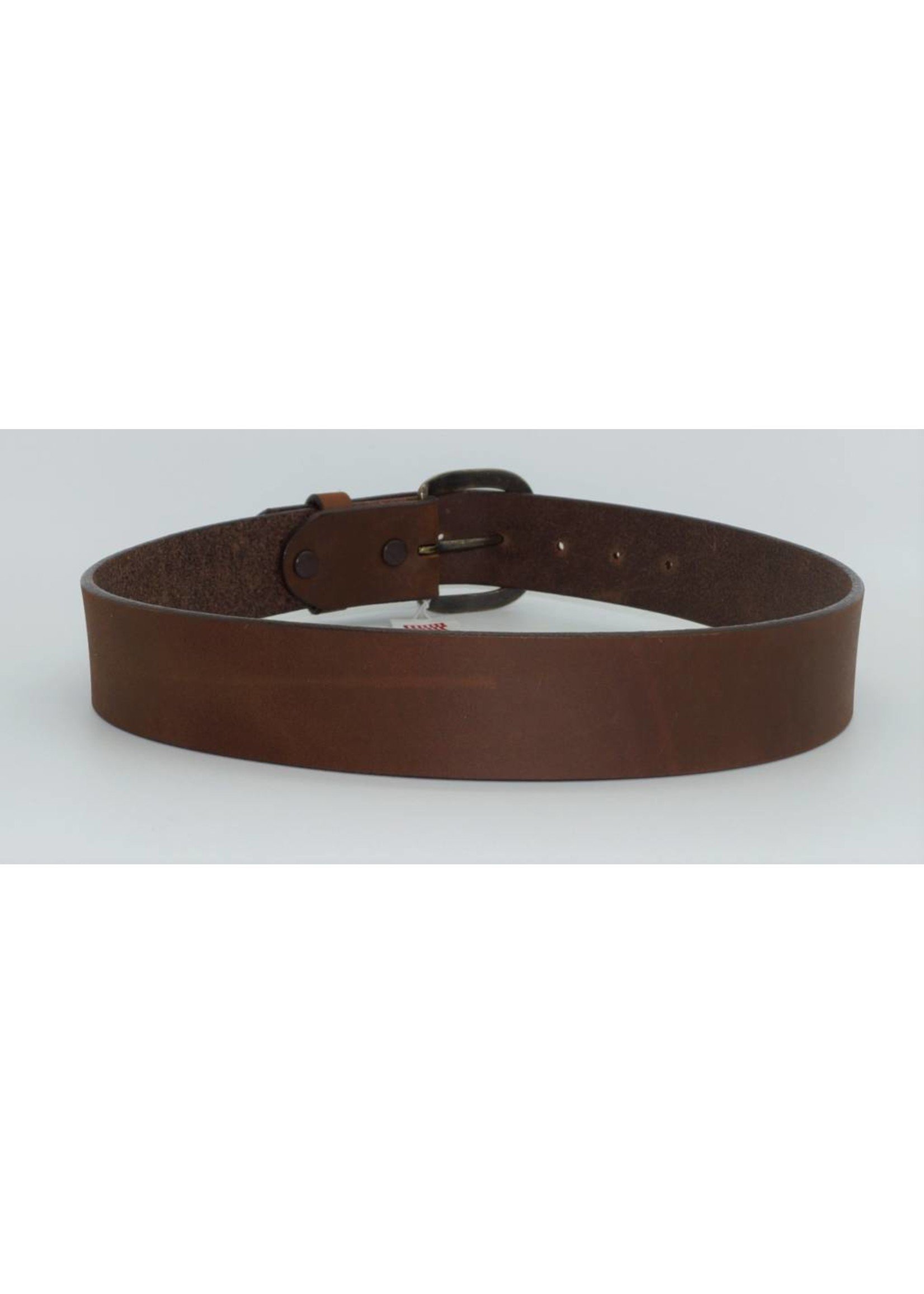 Justin MEN'S BARK BROWN LEATHER WESTERN BELT 232BD