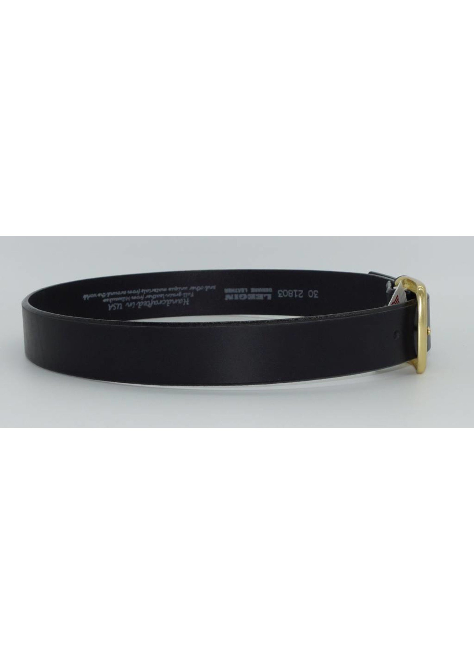 Leegin English Bevel Belt Black 21803 - Circle B Western Wear