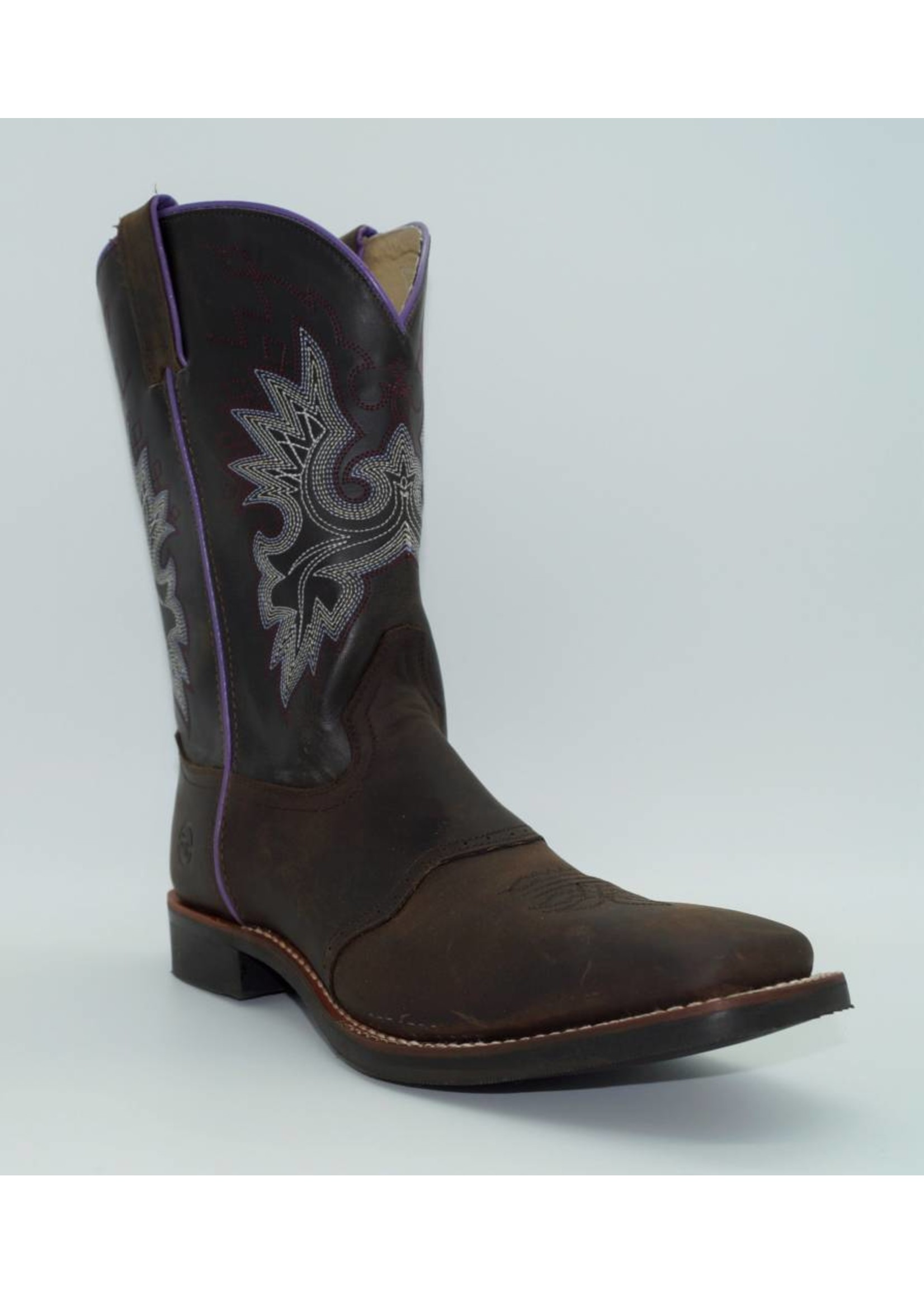 Double H Ladies 11″ Chocolate Square Toe Western Boot DH5272