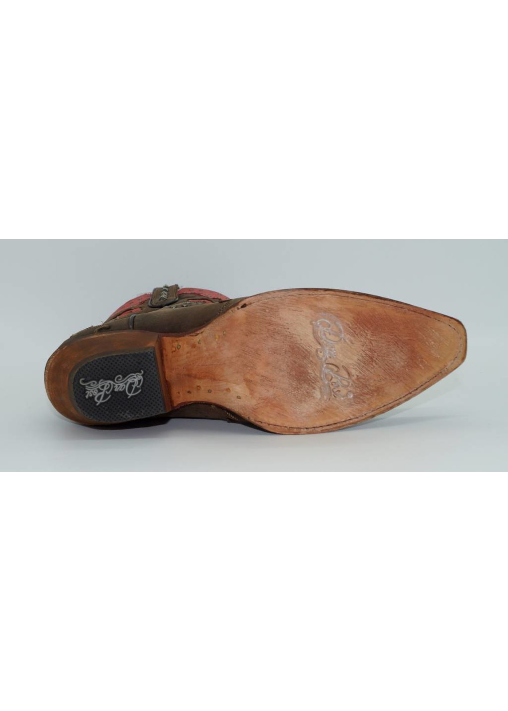Dan Post Women's 11" Wild Bird Leather Boots Chocolate/Red DP3514