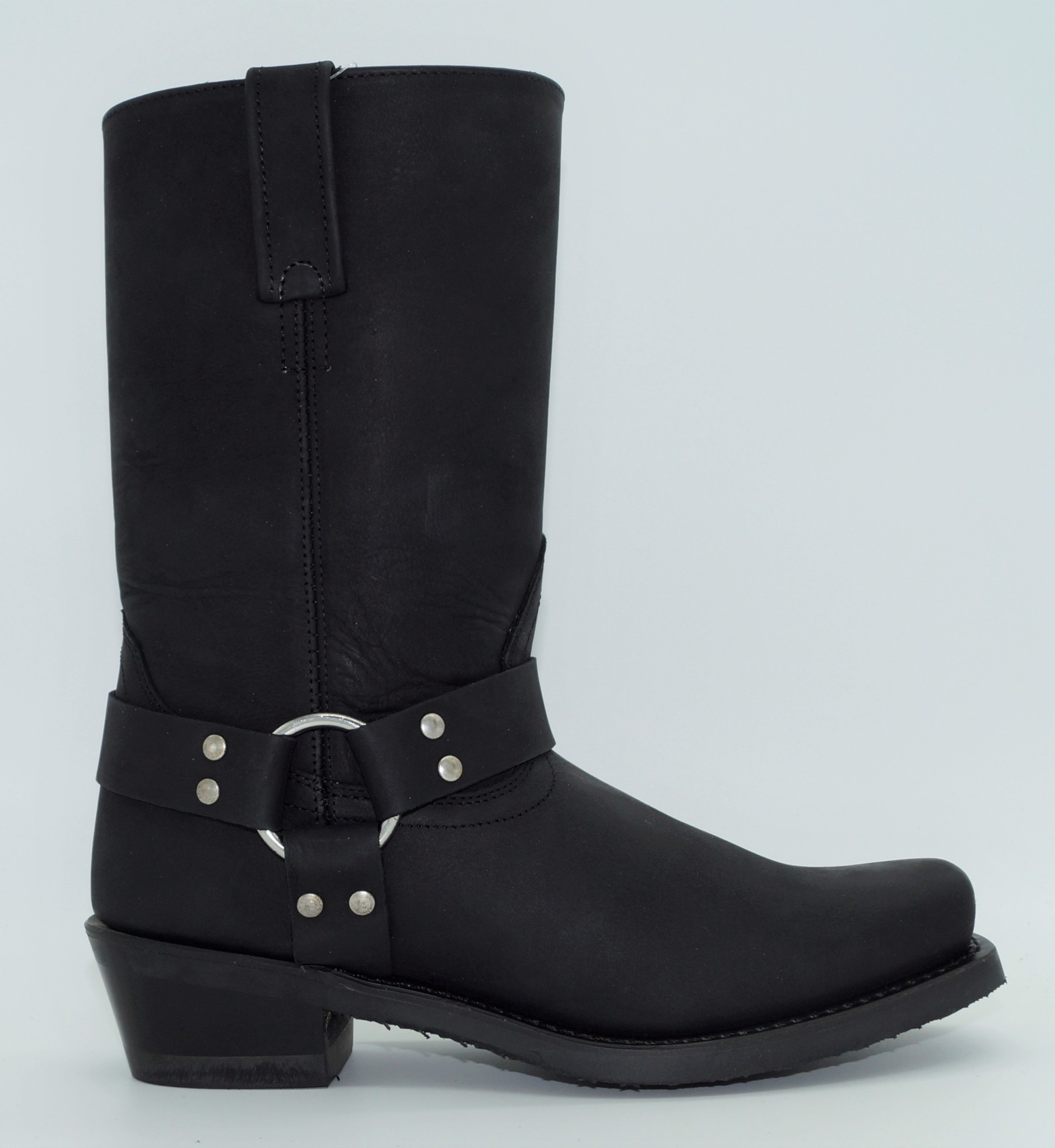 womens black harness boots