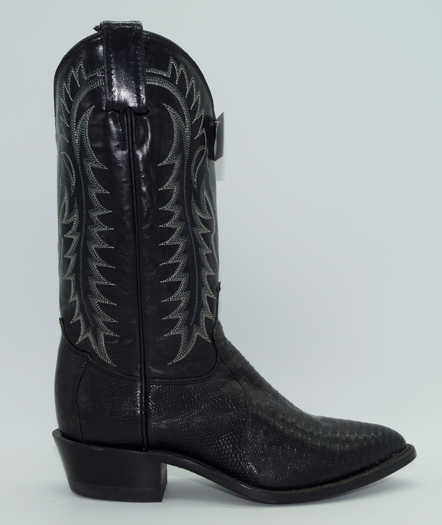 tony lama black lizard boots