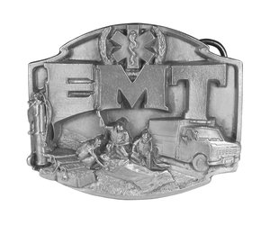 Siskiyou Gifts Emt Antiqued Belt Buckle S89 Bkl Emt