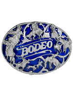 Rodeo Rope Border Enameled Belt BuckleI I85