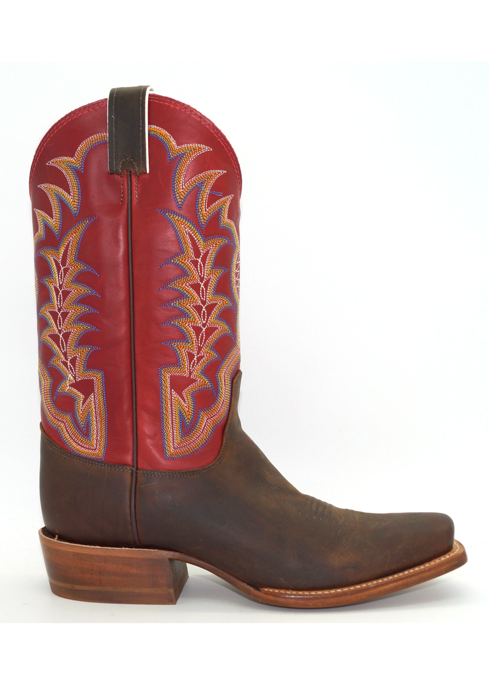 red justin boots